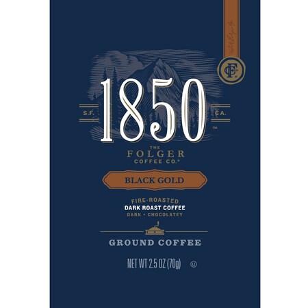Folgers Folgers 1850 2.5 oz. Ground Black Gold, PK24 2550021512